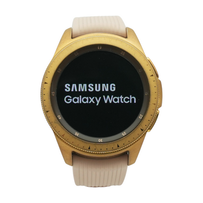 42mm Galaxy Watch Gold Smartwatch Pink Band Small
