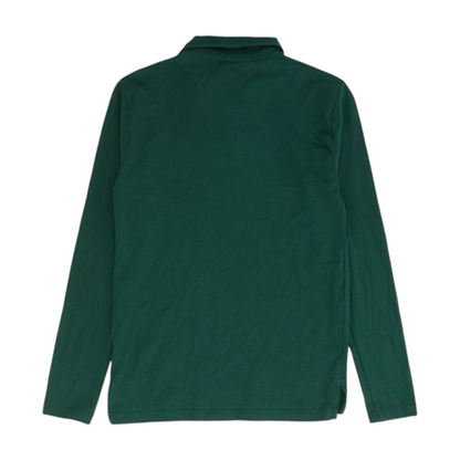 Green Long Sleeve Polo
