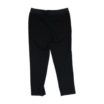 Black Solid Chino Pants