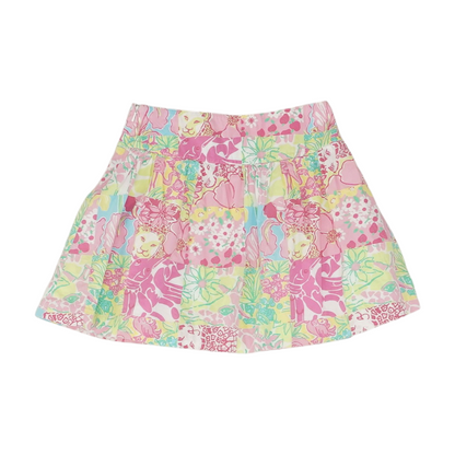Pink Print Skirt