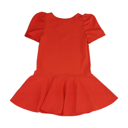 Red Solid Dress