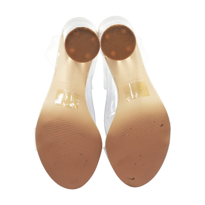 Clear Block Heels