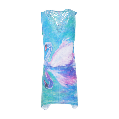 Multi Petite Abstract Mini Dress