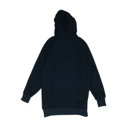 Black Solid Hoodie Pullover