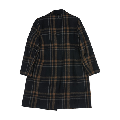 Black Plaid Coat