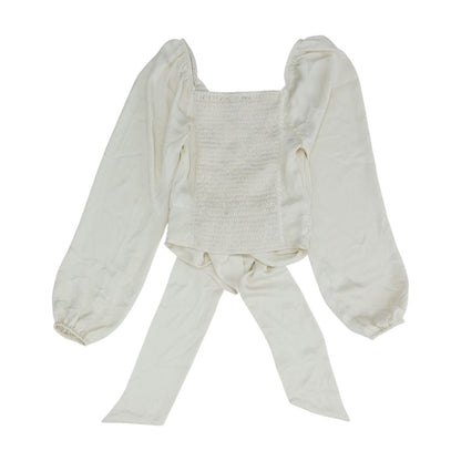 Ivory Cowl Neck Blouse