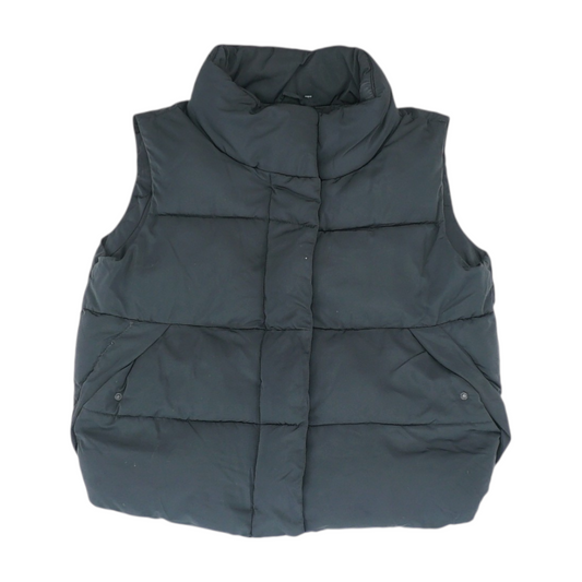 Black Solid Active Vest
