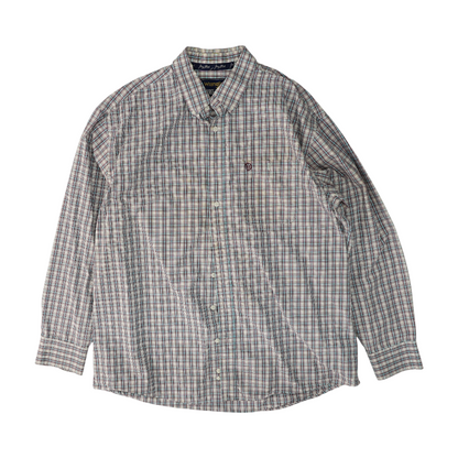 Multi Tall Plaid Long Sleeve Button Down
