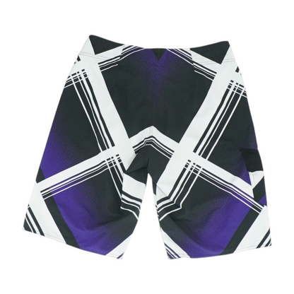 Purple Abstract Swim Bottom