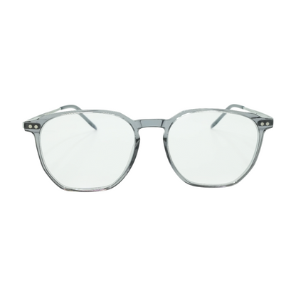 Gray Noel Geometric Prescription Eyewear