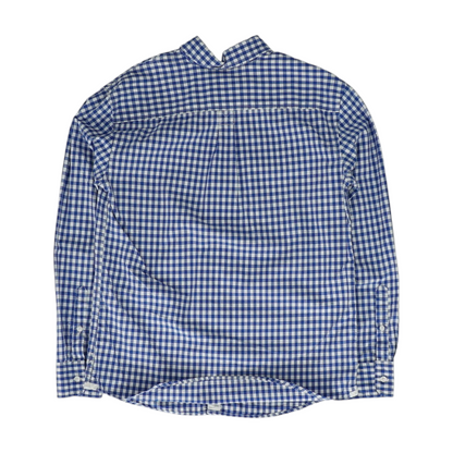 Blue Check Long Sleeve Button Down