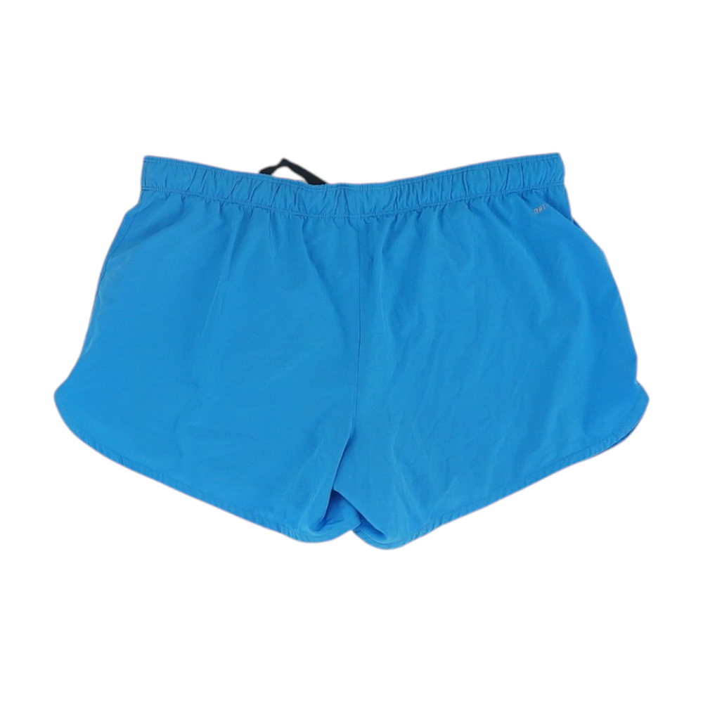 Blue Solid Active Shorts