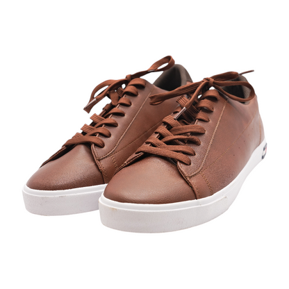 Brown Lace-Up Casual Shoes