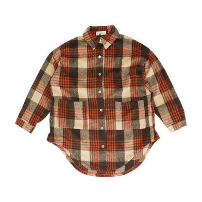 Brown Plaid Button Down