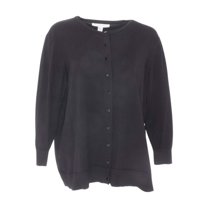 Black Plus Cardigan Sweater