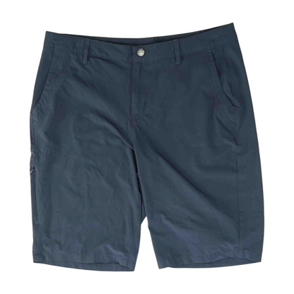 Gray Solid Chino / Khaki Shorts