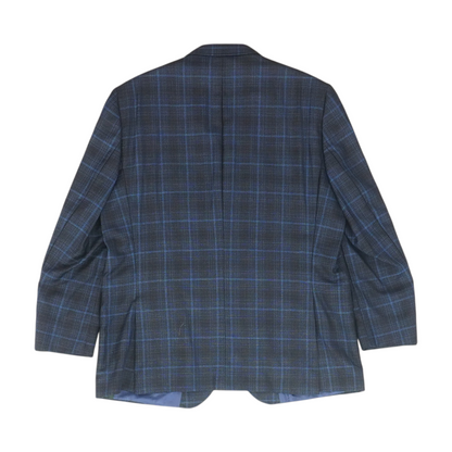 Navy Plaid Sport Coat
