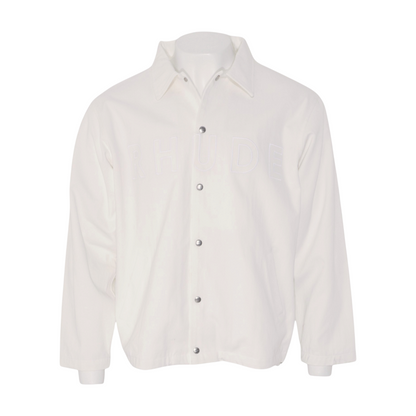 White Coaches Logo Cotton Jacket