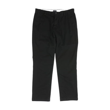 Black Straight Pants