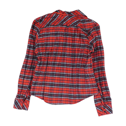 Red Plaid Flannel Button Down