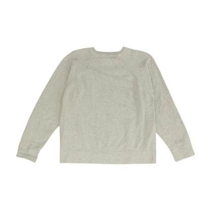 Gray Solid Pullover Sweater