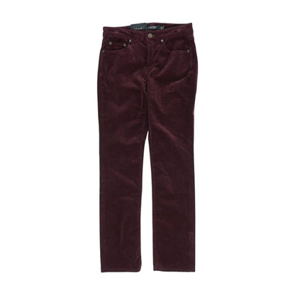 Maroon Petite Casual Pants