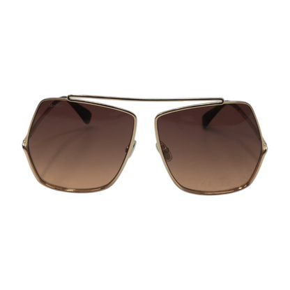 Rose Gold Elsa Geometric Sunglasses