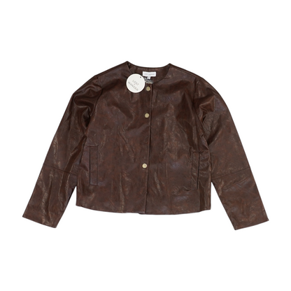 Brown Solid Jacket