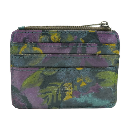 Teal Card Case Wallet