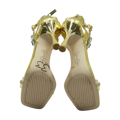 Gold Stiletto Heels
