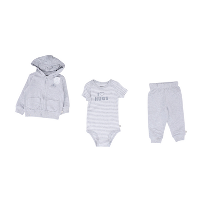 Gray Long Sleeve Set