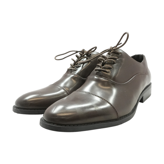 Brown Lace-Up Dress Shoes