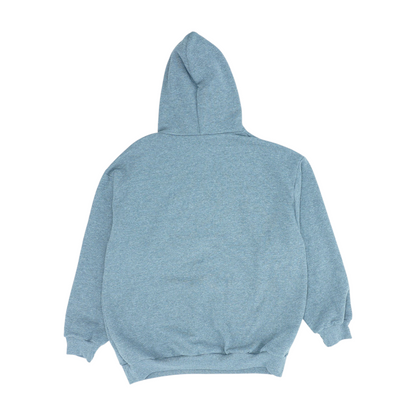 Gray Solid Hoodie Pullover