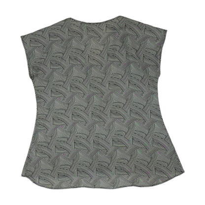 Black Print Blouse