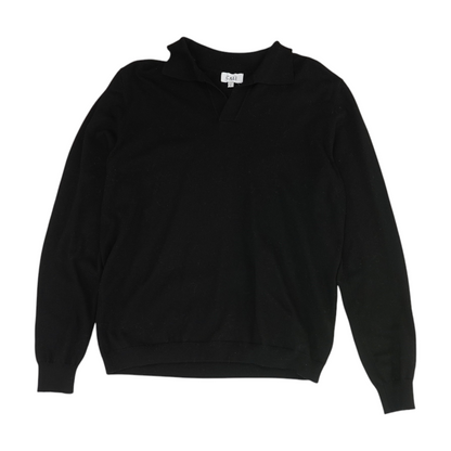 Beige Solid Pullover Sweater