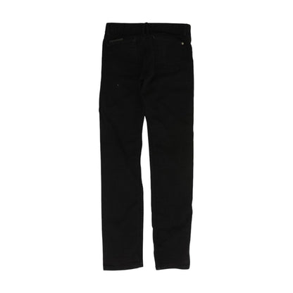 Black Mid Rise Skinny Leg Jeans