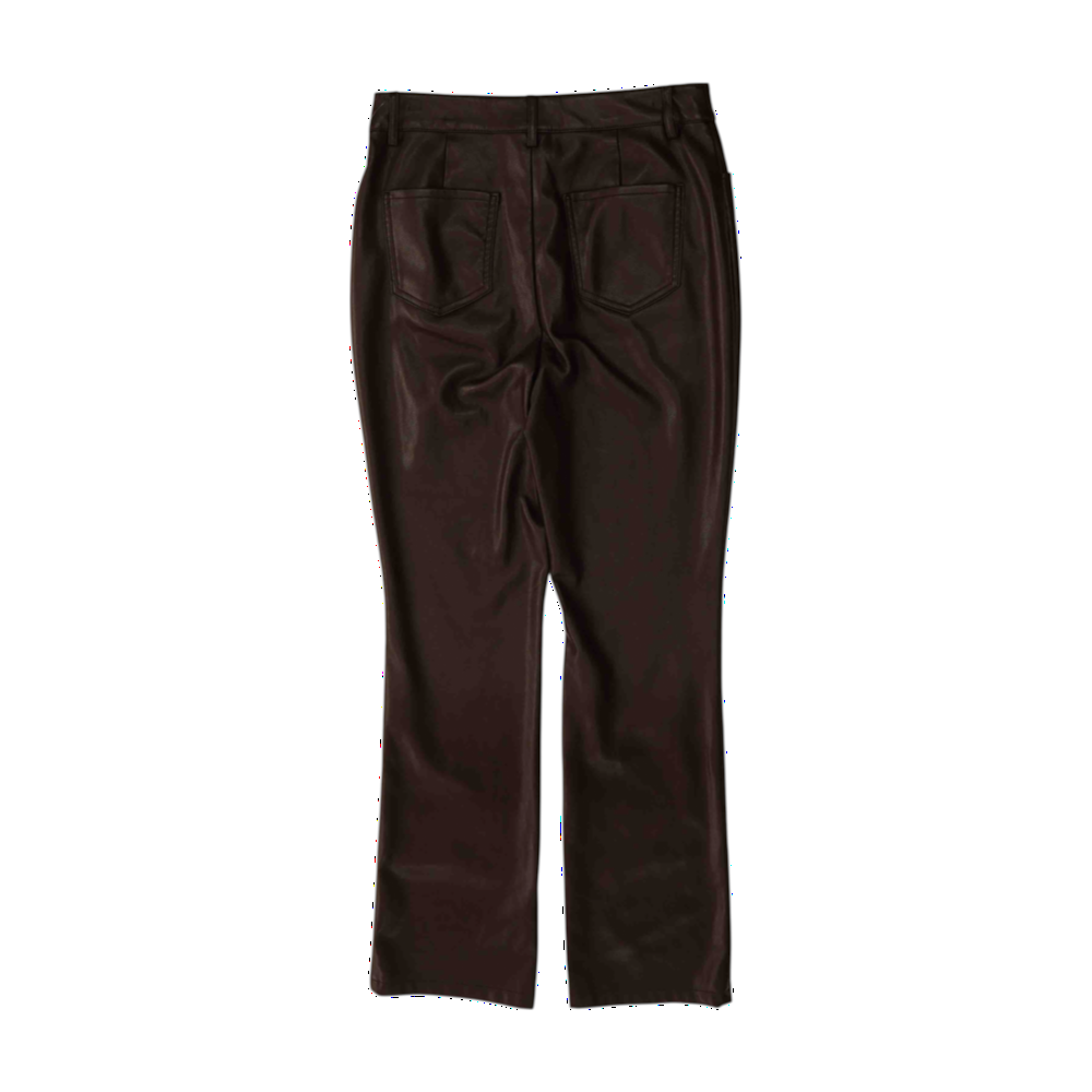 Burgundy Straight Pants