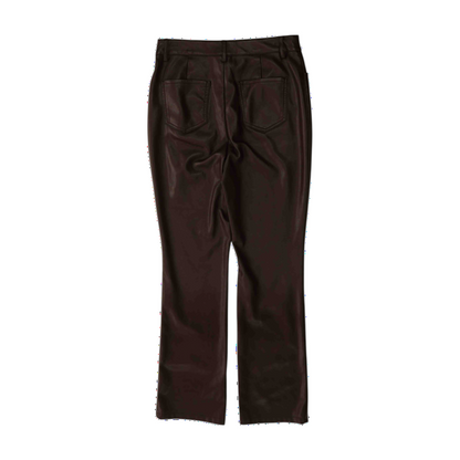 Burgundy Straight Pants