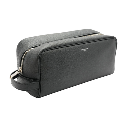 Grooming Case in Black  Leather