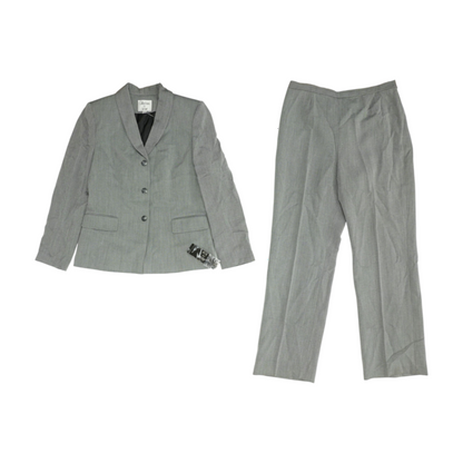 Collections for Le Suit Gray Chevron Pant Suit – Image 1