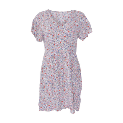 Ann Taylor Loft White Floral Mini Dress – Image 1