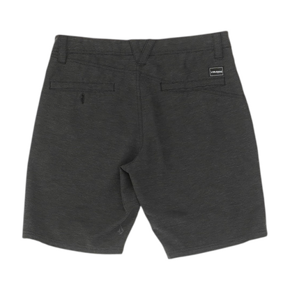 Gray Striped Active Shorts
