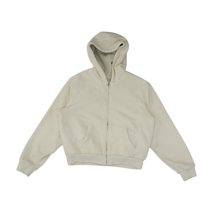 Beige Solid Active Jacket