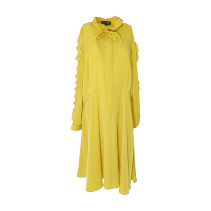 Yellow Plus Midi Dress