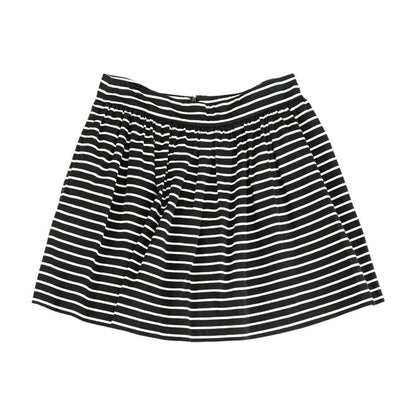 Black Striped Midi Skirt