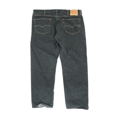 501 Black Straight Jeans
