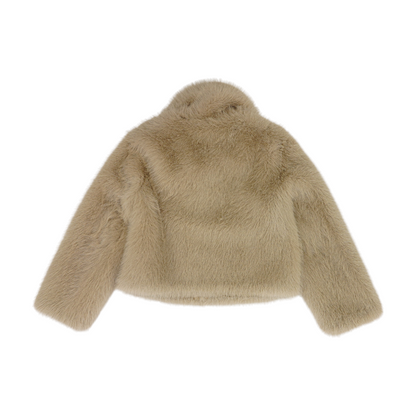 Beige Solid Jacket