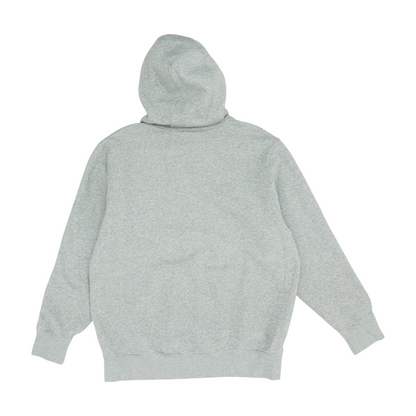 Gray Solid Hoodie Pullover