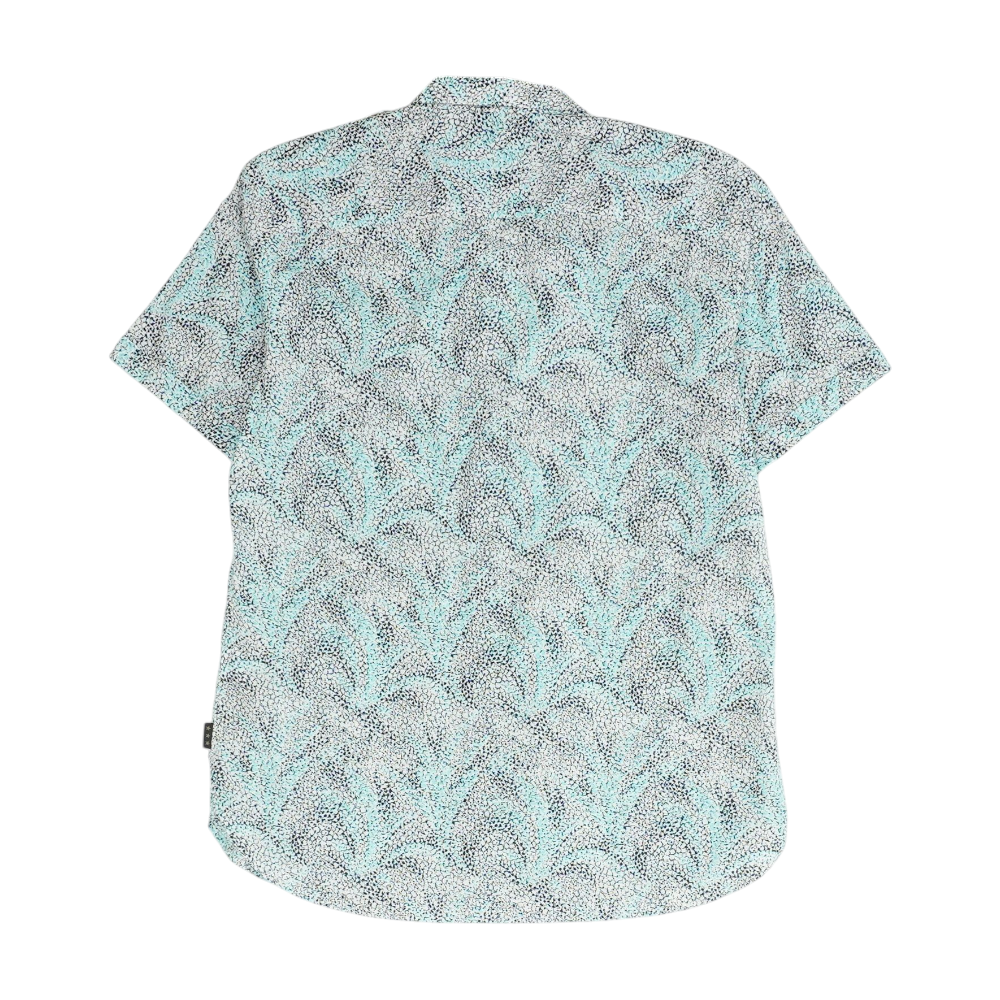 Multi Print Short Sleeve Button Down