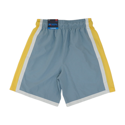 Gray Color Block Active Shorts